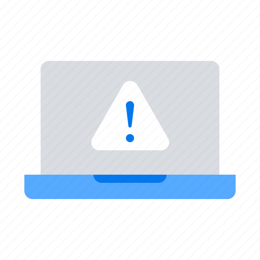 Alert, laptop, warning icon - Download on Iconfinder