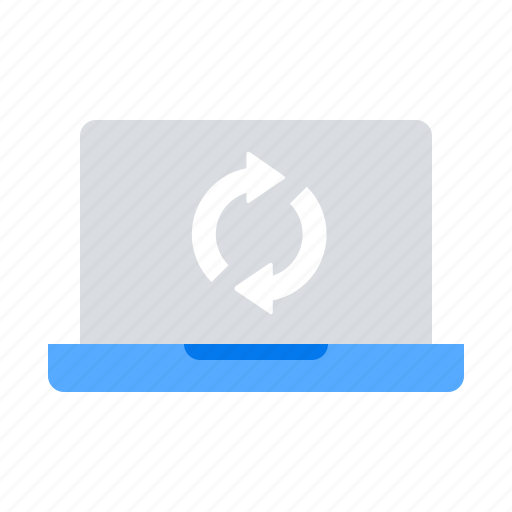 Backup, laptop, sync icon - Download on Iconfinder