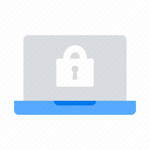 Laptop, lock, protected icon - Download on Iconfinder