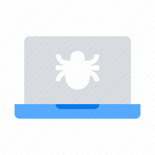 Bug, laptop, virus icon - Download on Iconfinder