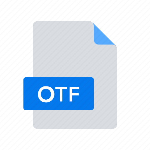 File, formats, otf, opentype, font icon - Download on Iconfinder