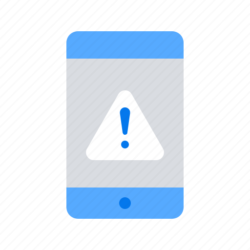 Alert, mobile, warning icon - Download on Iconfinder