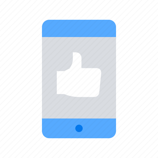 Like, mobile, thumbup icon - Download on Iconfinder