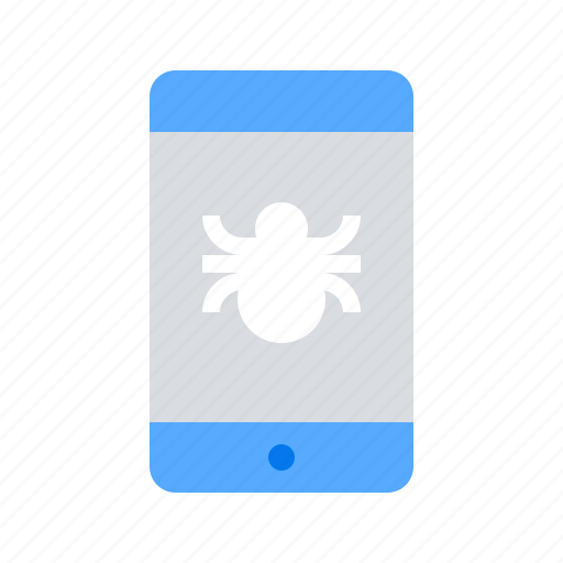 Bug, mobile, phone icon - Download on Iconfinder