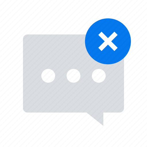 Chat, close, delete icon - Download on Iconfinder