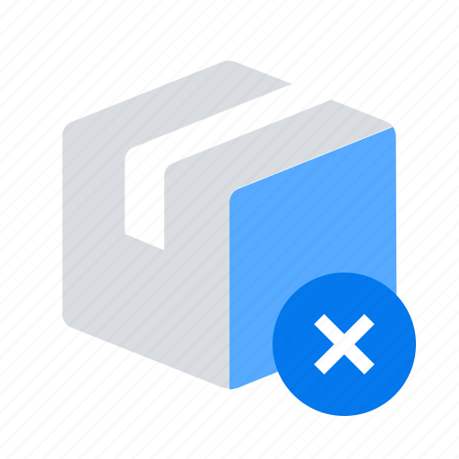 Box, cancel, product icon - Download on Iconfinder
