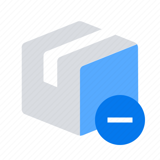 Box, delete, product icon - Download on Iconfinder