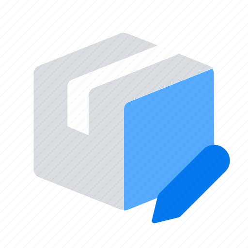 Box, edit, product icon - Download on Iconfinder
