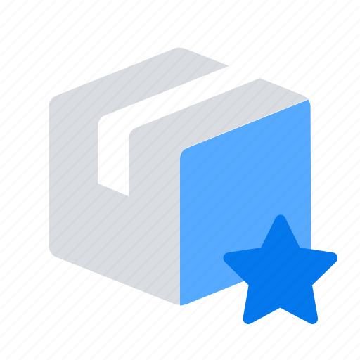 Box, product, star icon - Download on Iconfinder