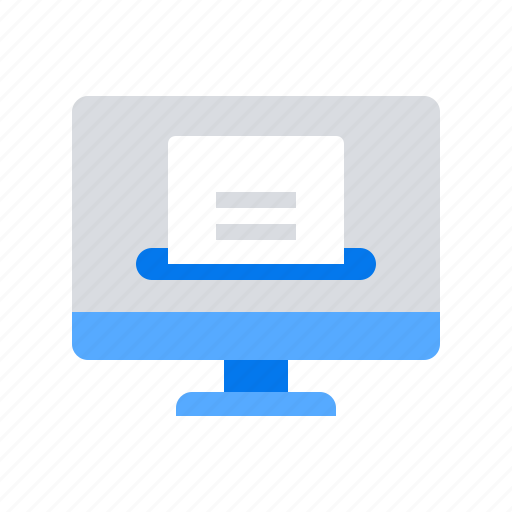 Computer, document, office icon - Download on Iconfinder