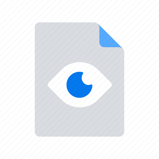 Eye, file, private icon - Download on Iconfinder