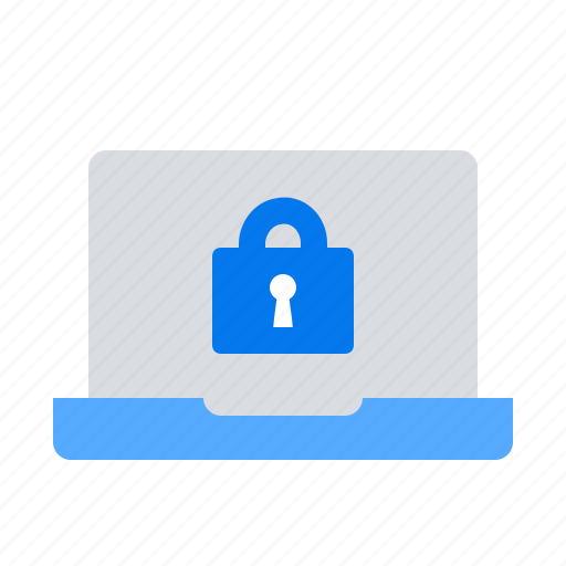 Encryption, laptop, lock icon - Download on Iconfinder