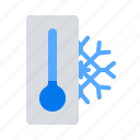 cold, termometer, winter 