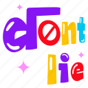 dont lie, lie word, typography word, typography letters, alphabets