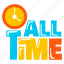all time, typography words, typography letters, alphabets, wall clock 