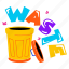 trash bin, waste, trash can, garbage can, waste bin 