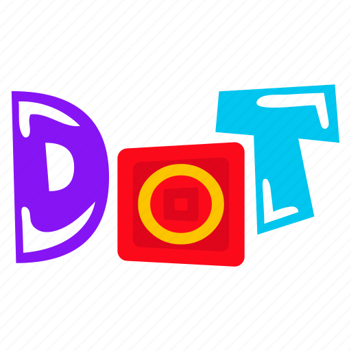 Dot, full stop, dot text, typography word, typography letters sticker - Download on Iconfinder