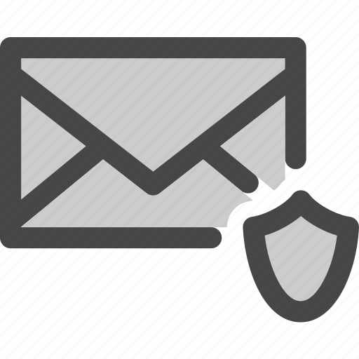 Envelope, mail, message, protected, secured, shield icon - Download on Iconfinder