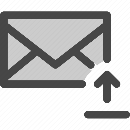 Envelope, file, internet, mail, message, upload icon - Download on Iconfinder