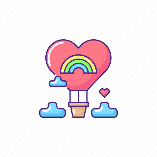Love balloon, lgbtq, rights, rainbow icon - Download on Iconfinder