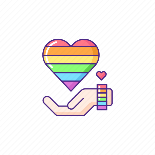 Lgbt, giving love, gay, lesbian icon - Download on Iconfinder