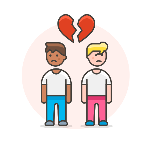 Breakup, couple, gay icon - Free download on Iconfinder