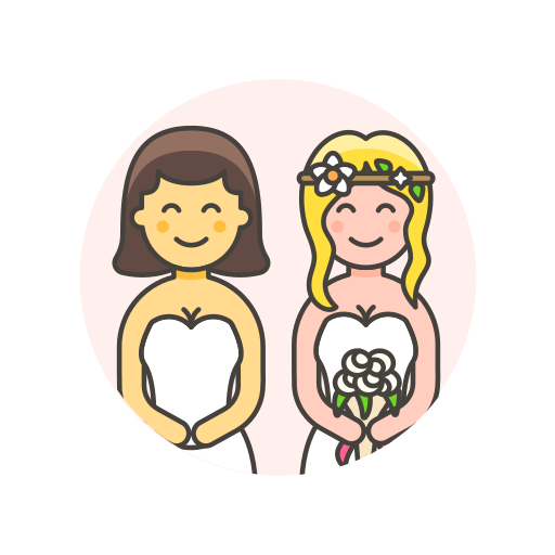Gowns, lesbian, wedding icon - Free download on Iconfinder