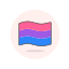 bisexual, flag, wave 