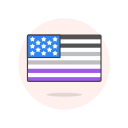 asexual, flag, usa