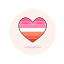flag, heart, lesbian 