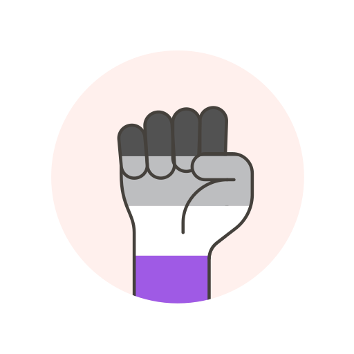 Asexual, fist, hand icon - Free download on Iconfinder