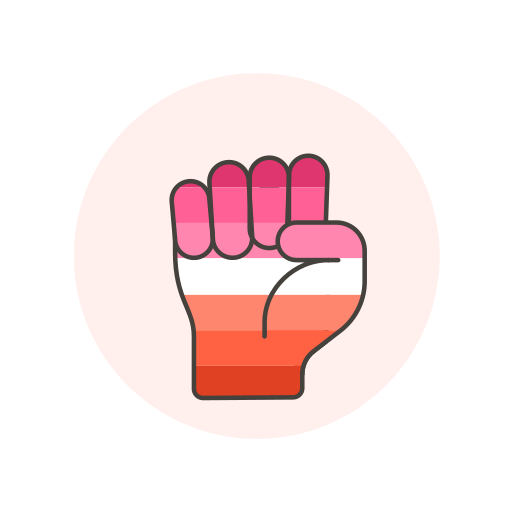 Fist, flag, hand, lesbian icon - Free download on Iconfinder