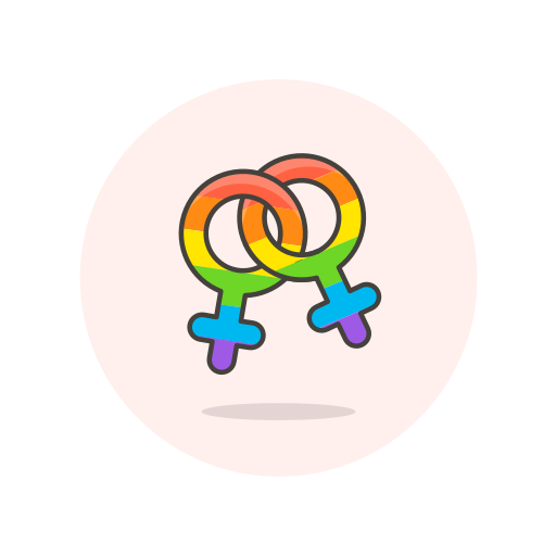 Female, lesbian, lgbtq, sign icon - Free download