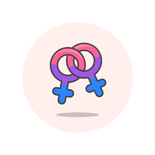 Bisexual, female, sign icon - Free download on Iconfinder