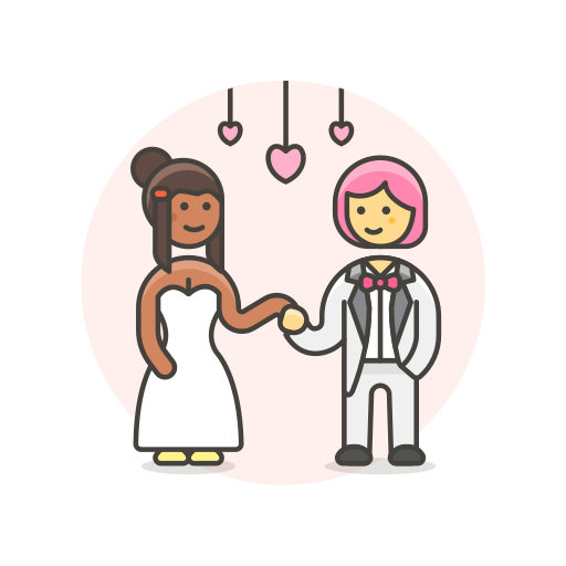 Dance, lesbian, suit, wedding, gown icon - Free download
