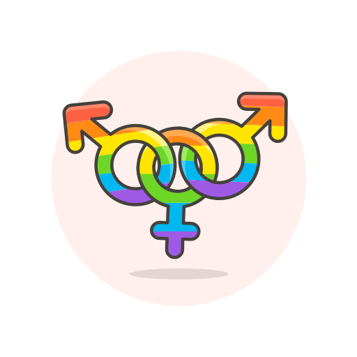 Bisexual, lgbtq, sign icon - Free download on Iconfinder