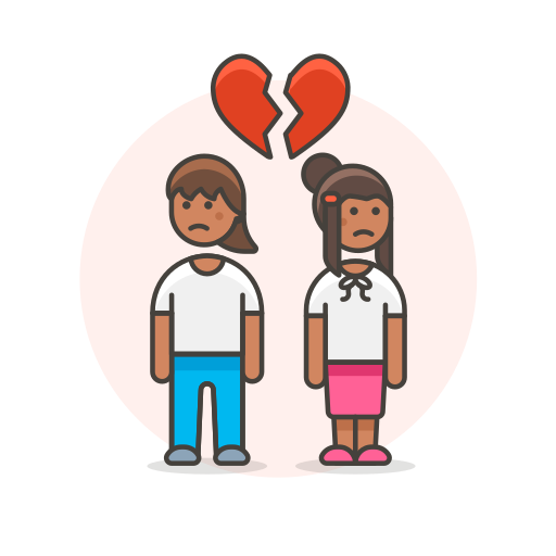 Breakup, couple, lesbian icon - Free download on Iconfinder