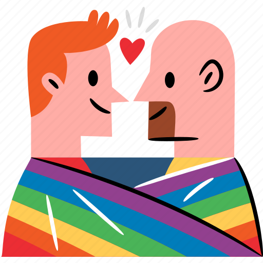 Gay, couple, lgbtq, rainbow, love, parade icon - Download on Iconfinder