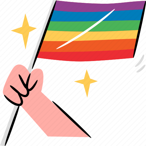 Rainbow, flag, lgbtq, peace, pride icon - Download on Iconfinder
