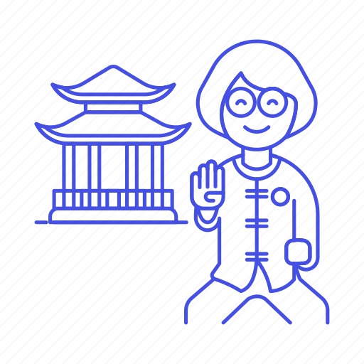 Slow, lifestyle, fu, chinese, temple, martial, entrance icon - Download on Iconfinder