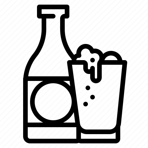 Beer, glass, alcohol, bottle, drink icon - Download on Iconfinder