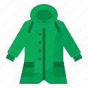 cloth, hood, jacket, raincoat, winter