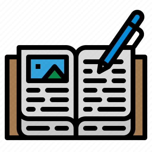 Diary, book, notebook, education, reading icon - Download on Iconfinder