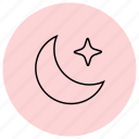 moon, night, star, rating, forecast, weather, cloud