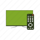 remote tv, television, television set, tv