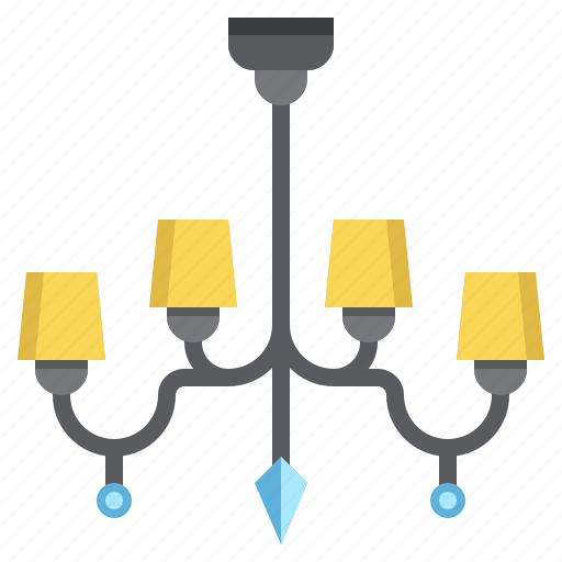 Chandelier, furniture, household, chandeliers, decoration, home icon - Download on Iconfinder