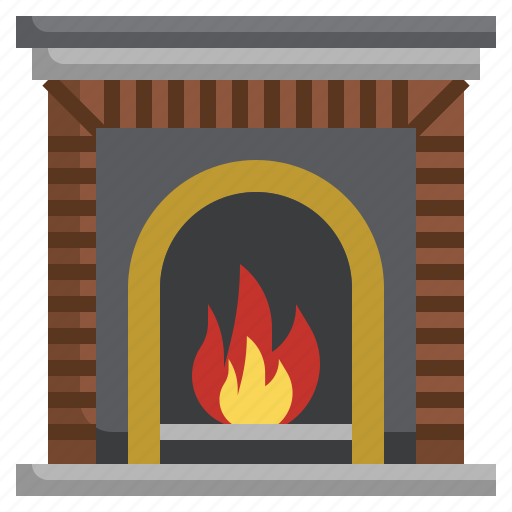 Fireplace, chimney, living, room, christmas icon - Download on Iconfinder