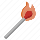 match, fire, matches, tools, utensils, miscellaneous 