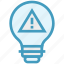 bulb, danger, energy, idea, light, light bulb, warning 