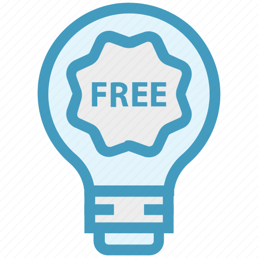 Bulb, energy, free, idea, light, light bulb, tag icon - Download on Iconfinder
